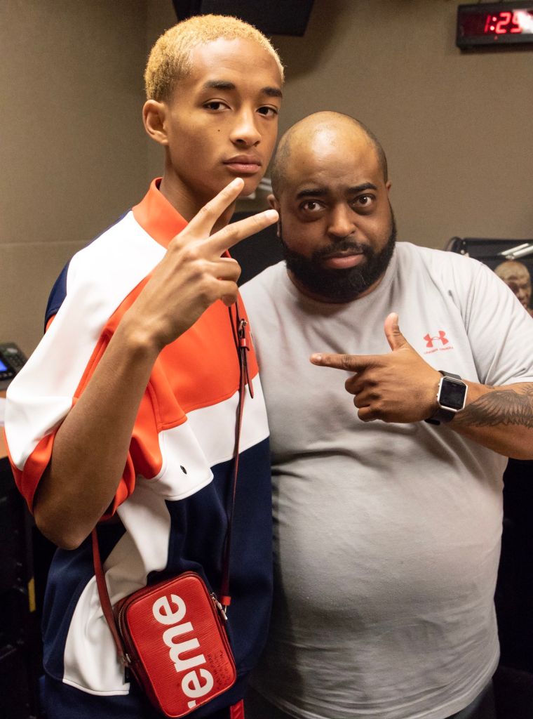 Jaden Smith at 92Q with Porkchop