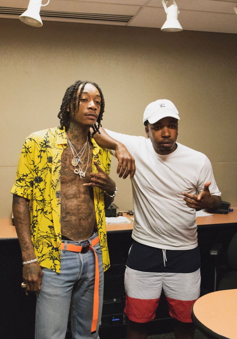 Wiz Khalifa Visits 92Q In Baltimore