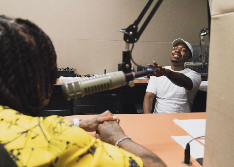 Wiz Khalifa Visits 92Q In Baltimore