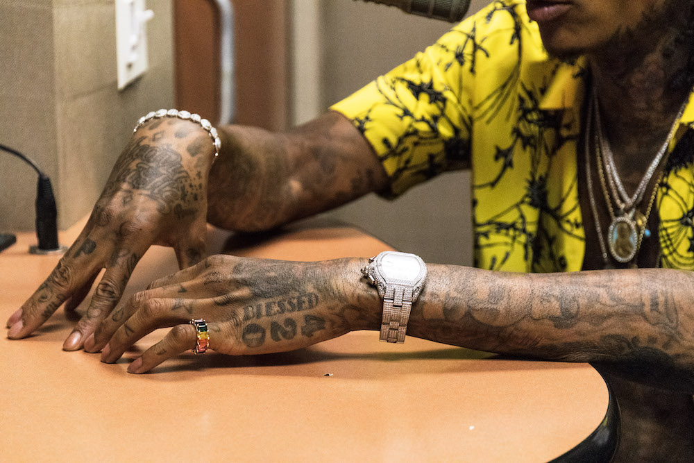 Wiz Khalifa Visits 92Q In Baltimore