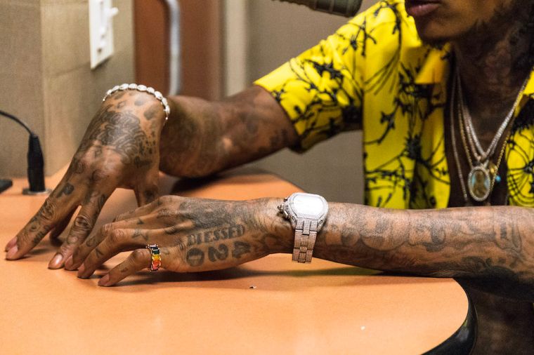 Wiz Khalifa Visits 92Q In Baltimore