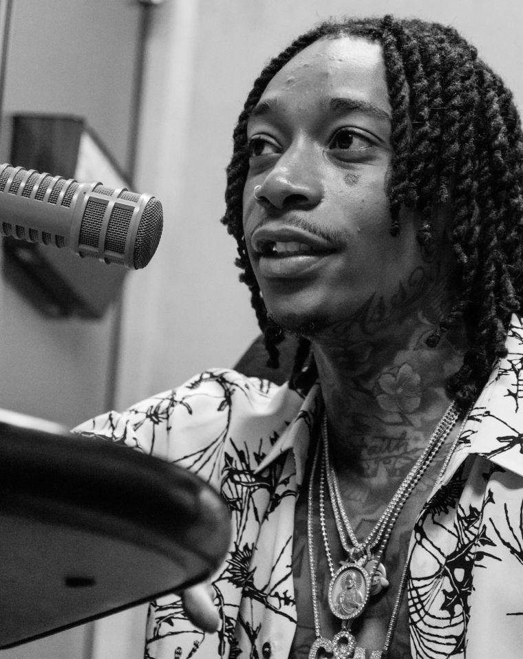 Wiz Khalifa Visits 92Q In Baltimore