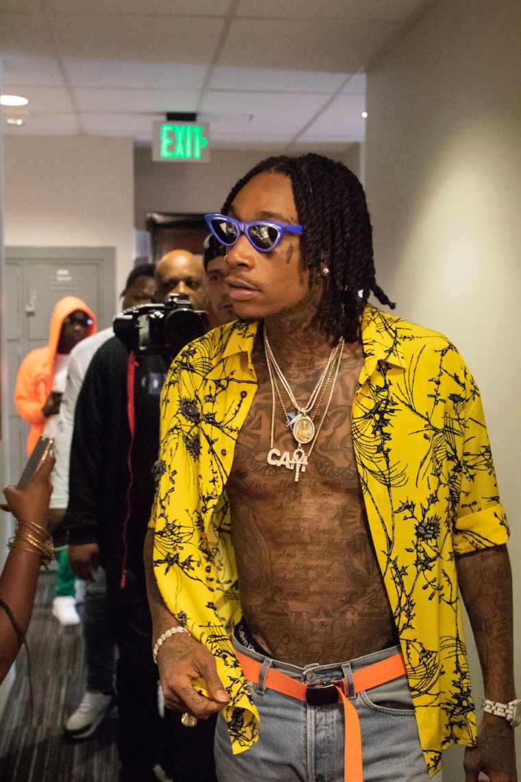 Wiz Khalifa Visits 92Q In Baltimore