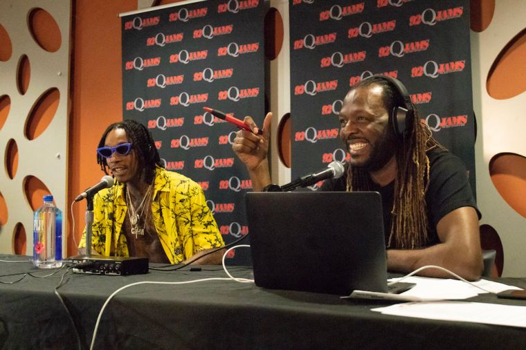 Wiz Khalifa Visits 92Q In Baltimore