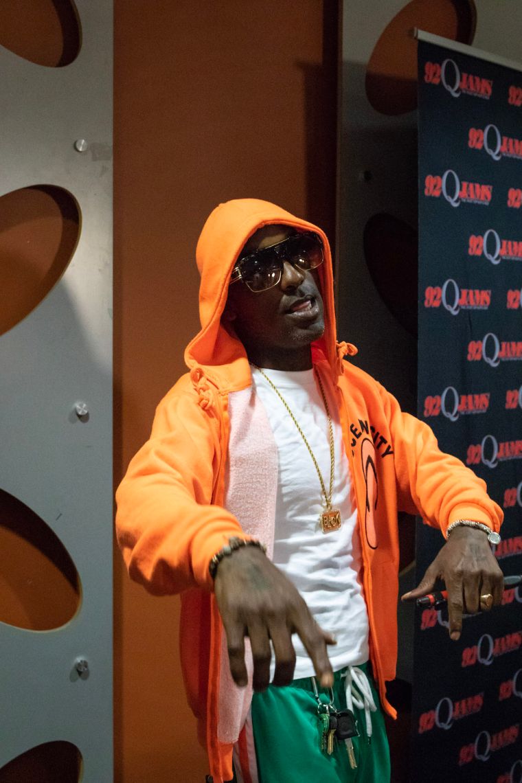 Wiz Khalifa Visits 92Q In Baltimore