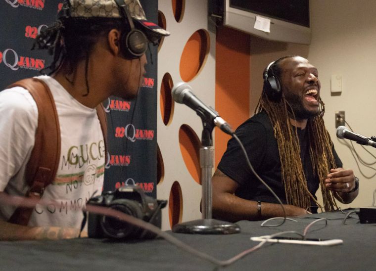 Wiz Khalifa Visits 92Q In Baltimore