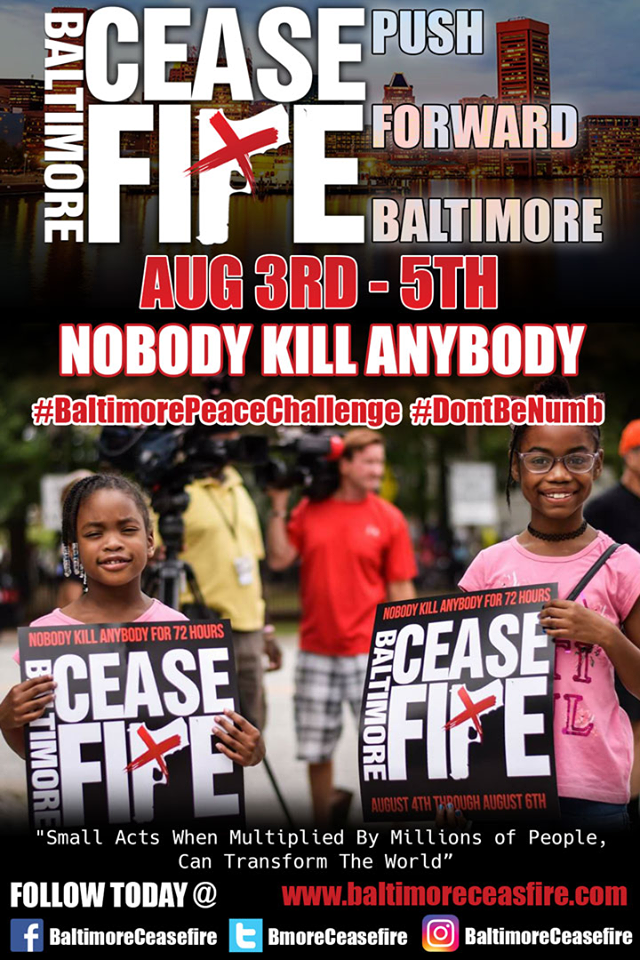 Baltimore cease fire