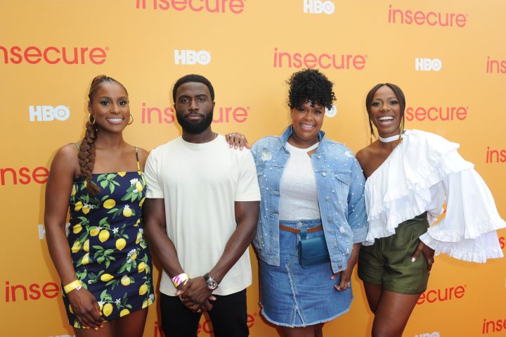 Y’lan Noel Surrounded by the Ladies of HBOs ‘Insecure’