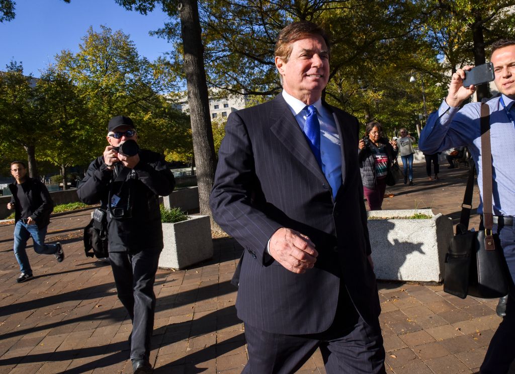 President Trumps former campaign manager Paul Manafort, departs US District Court , in Washington, DC.