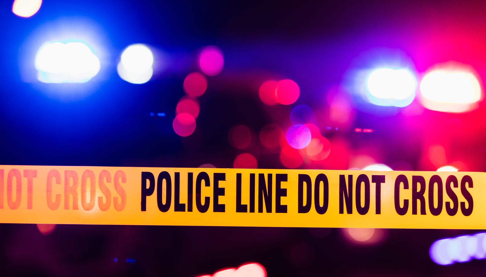 Accident or crime scene cordon tape