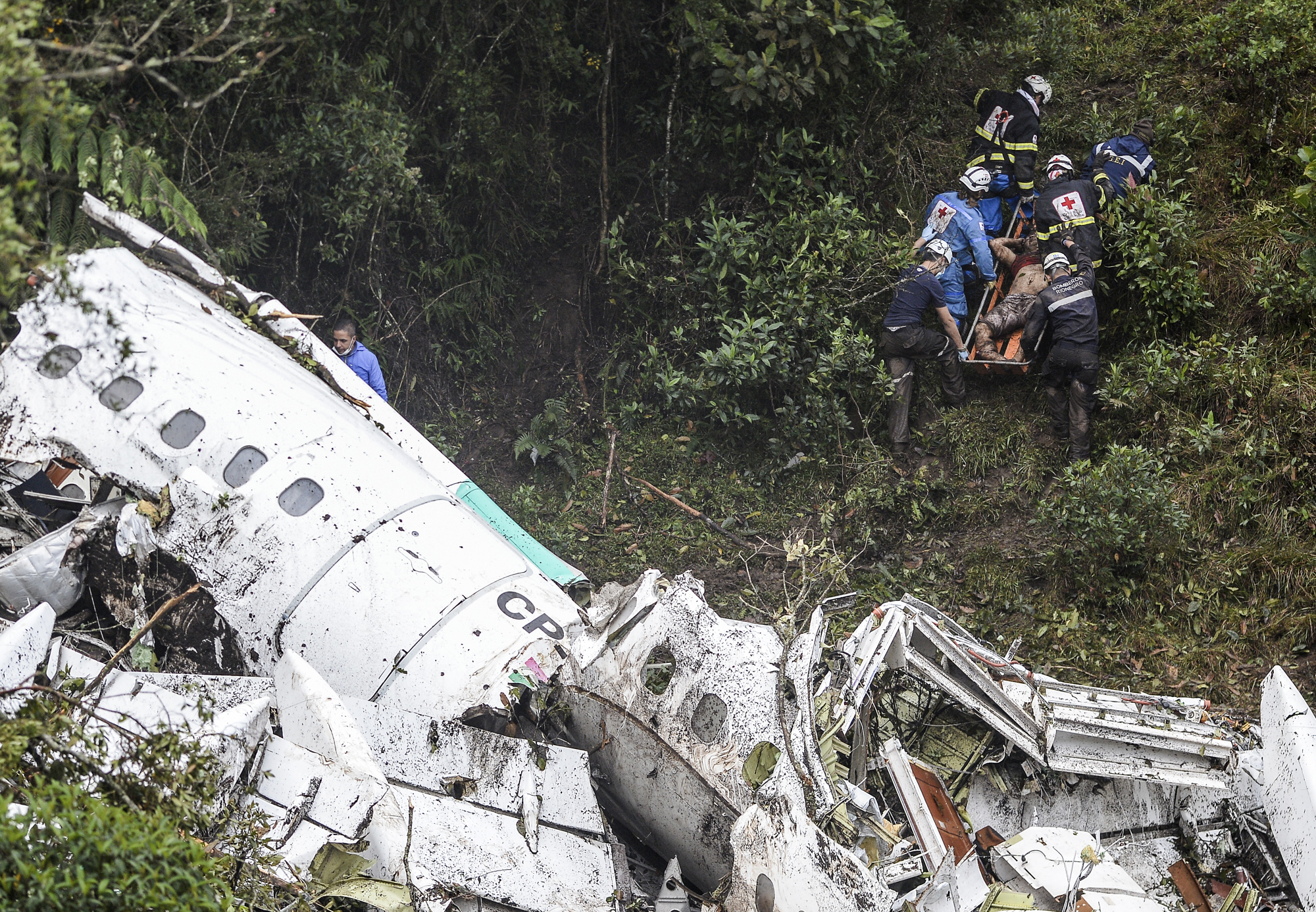 FBL-COLOMBIA-BRAZIL-ACCIDENT-PLANE