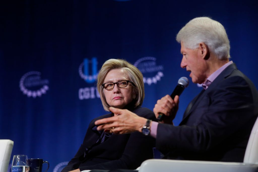 Former President Clinton, Hillary Clinton And Chelsea Clinton Give Closing Remarks At The Clinton Global Initiative University