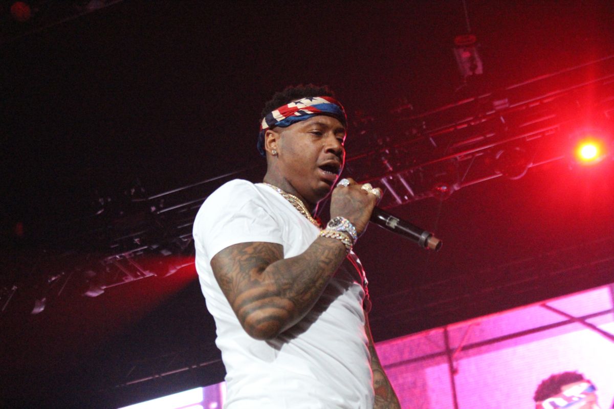 Moneybagg Yo at 92Q WinterFest