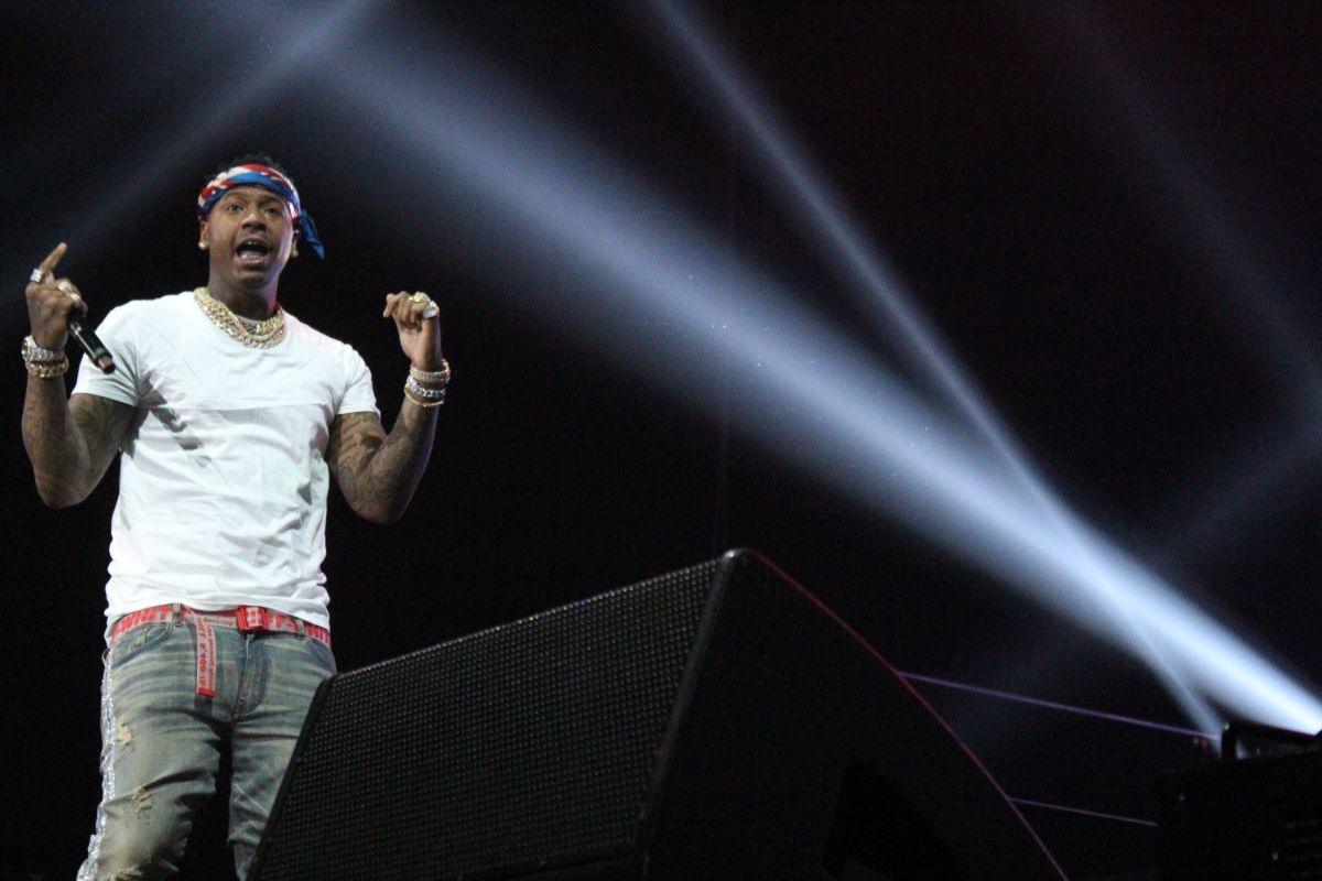 Moneybagg Yo at 92Q WinterFest