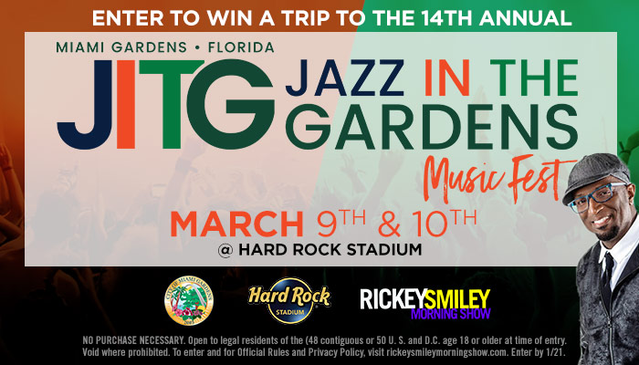 2019 Jazz in the Gardens Sweepstakes Rules