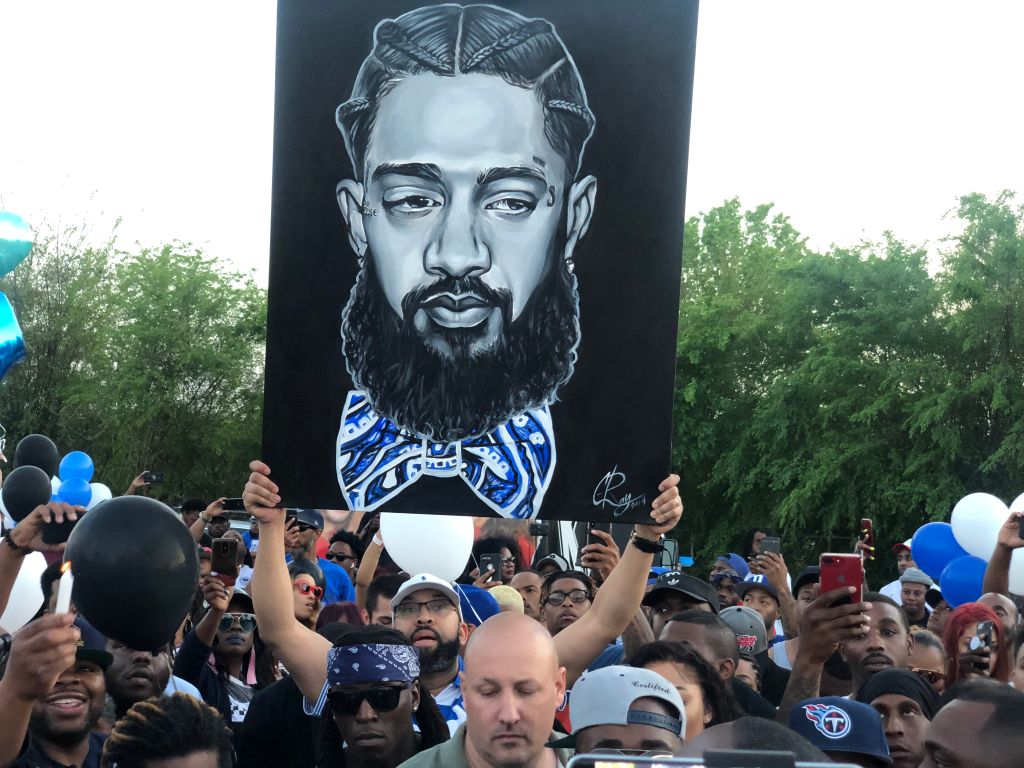 Nipsey ussel Candlelight Vigil