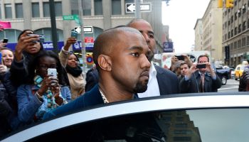 Kayne West And Kim Kardashian Sighting In New York City - April 23, 2013