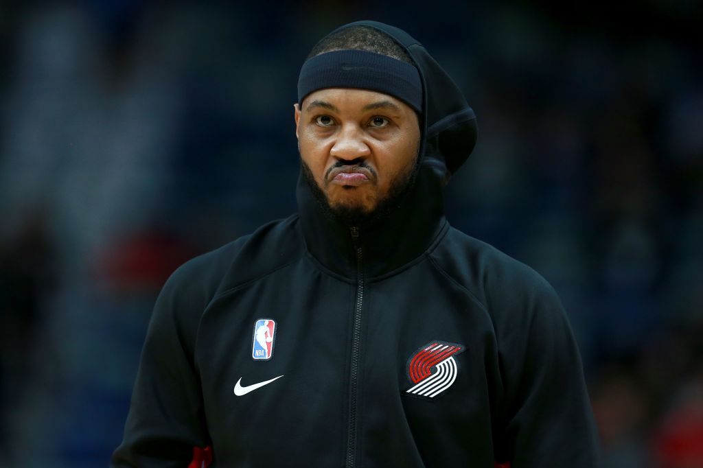 Carmelo Anthony For The Portland Trailblazers