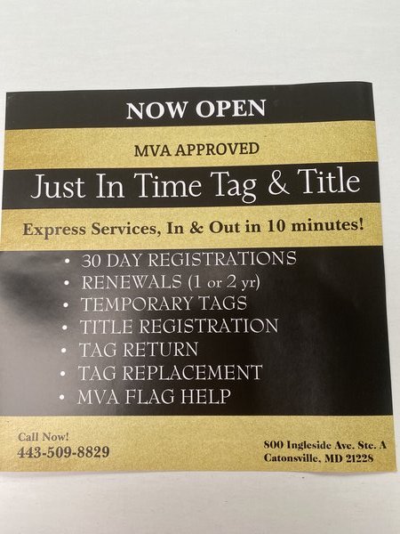 Just N Time Tag & Title