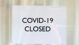 COVID- 19 CLOSED Shop Sign