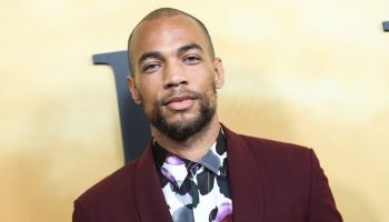 Kendrick Sampson arrives at the Los Angeles Premiere Of Focus Features&apos; &apos;Harriet&apos; held at The Orpheum Theatre on October 29, 2019 in Los Angeles, California, United States.