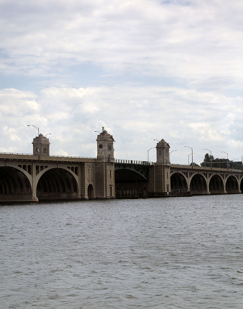 Hanover Street Bridge, built in 1916 in Baltimore, Maryland