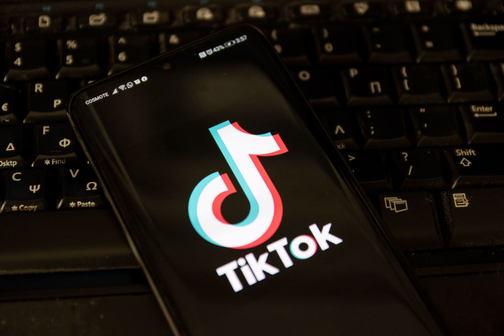Illustration Of TikTok Logo