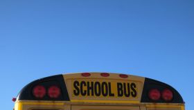 Top of the Back of a School Bus