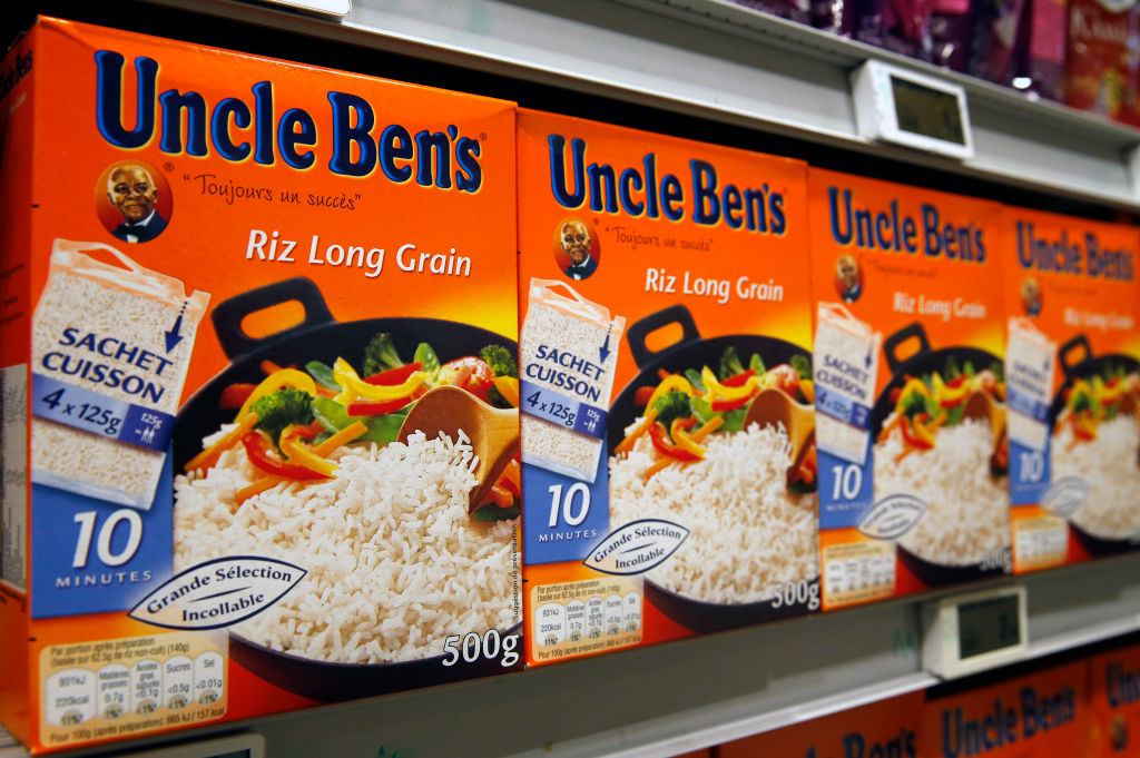 Uncle Ben's Branding Featuring An Image Of A Black Farmer : Illustration