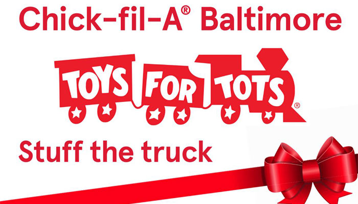 Chic-Fil-A Baltimore Toys For Tots Drive Stuff The Truck