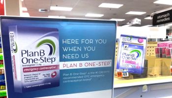 Plan B One-step birth control in CVS Pharmacy, Boston, MA