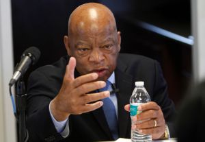 (Boston, MA 040516 ) U.S. Rep. John Lewis, D-Ga, speaks during a community roundtable discussion at the Dimock Center in Boston, Tuesday, April 5, 2016. Staff Photo by Chitose Suzuki