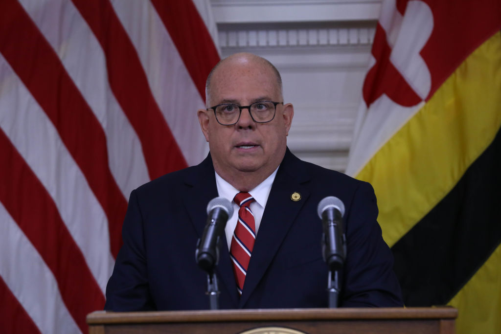 Maryland Governor Hogan Speaks To The Media After Mass Shooting