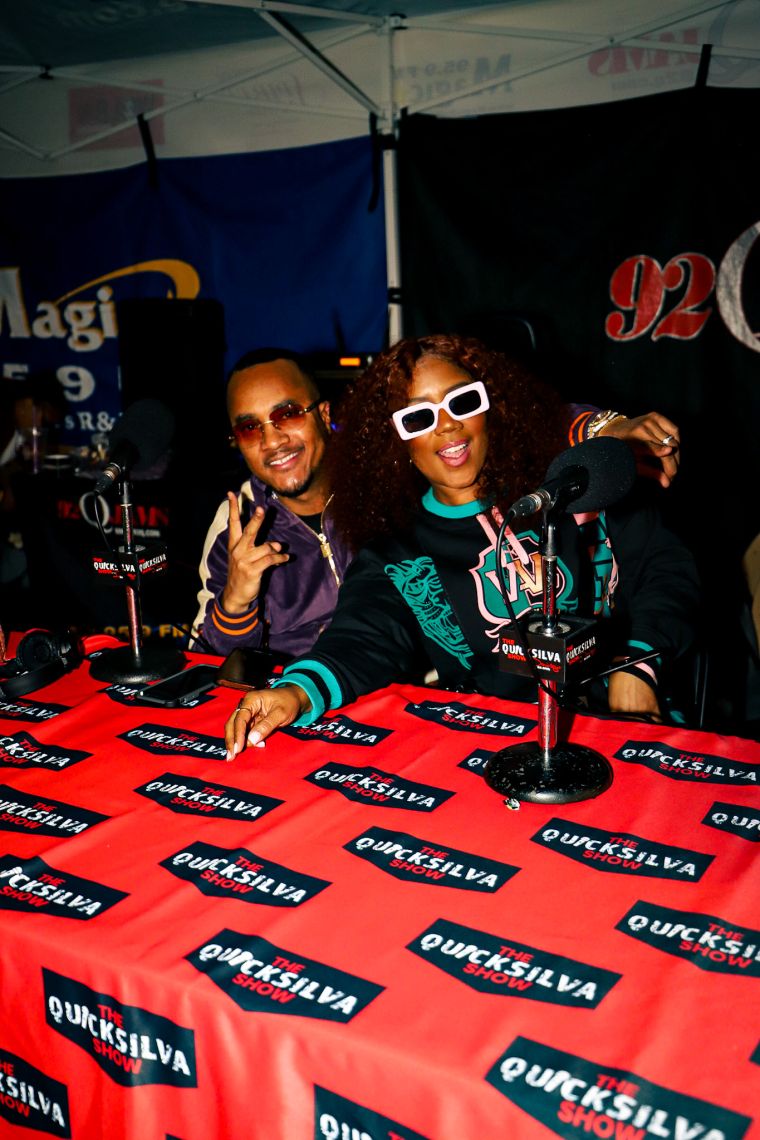 Dominique Da Diva & DJ Quicksilva CIAA Fan Fest 2023