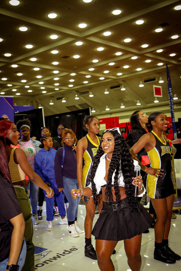 Reginae Carter at CIAA Fan Fest 2023