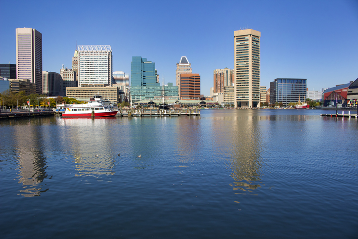 Harborfront, Baltimore, Maryland, USA