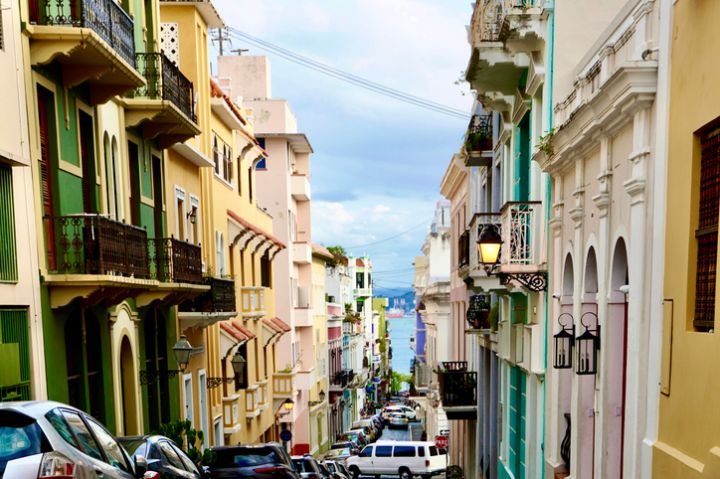 Colourful Street in Old San Juan
