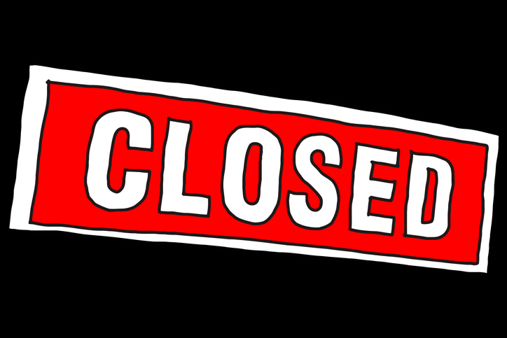 closed sign illustration