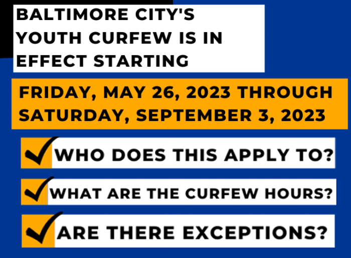 ICare Baltimore - Summer Youth Curfews