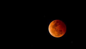 Blood moon - Lunar Eclipse in Australia