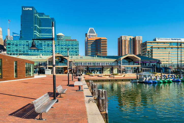 Baltimore Maryland Inner Harbor Waterfront
