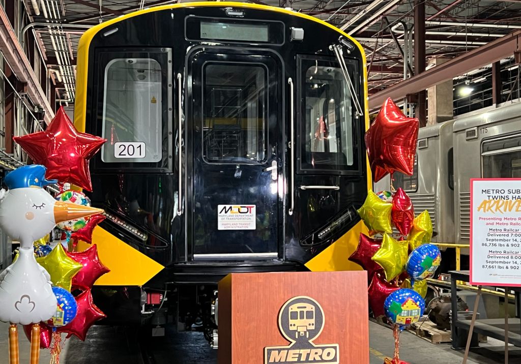 MTA MARYLAND TEST SUBWAY CARS