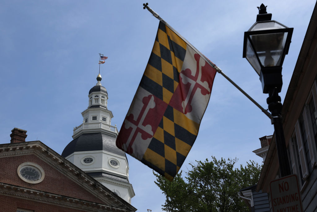 Maryland State Capitol Building In Annapolis
