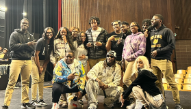Offset With Students At Dunbar High School In Baltimore, MD