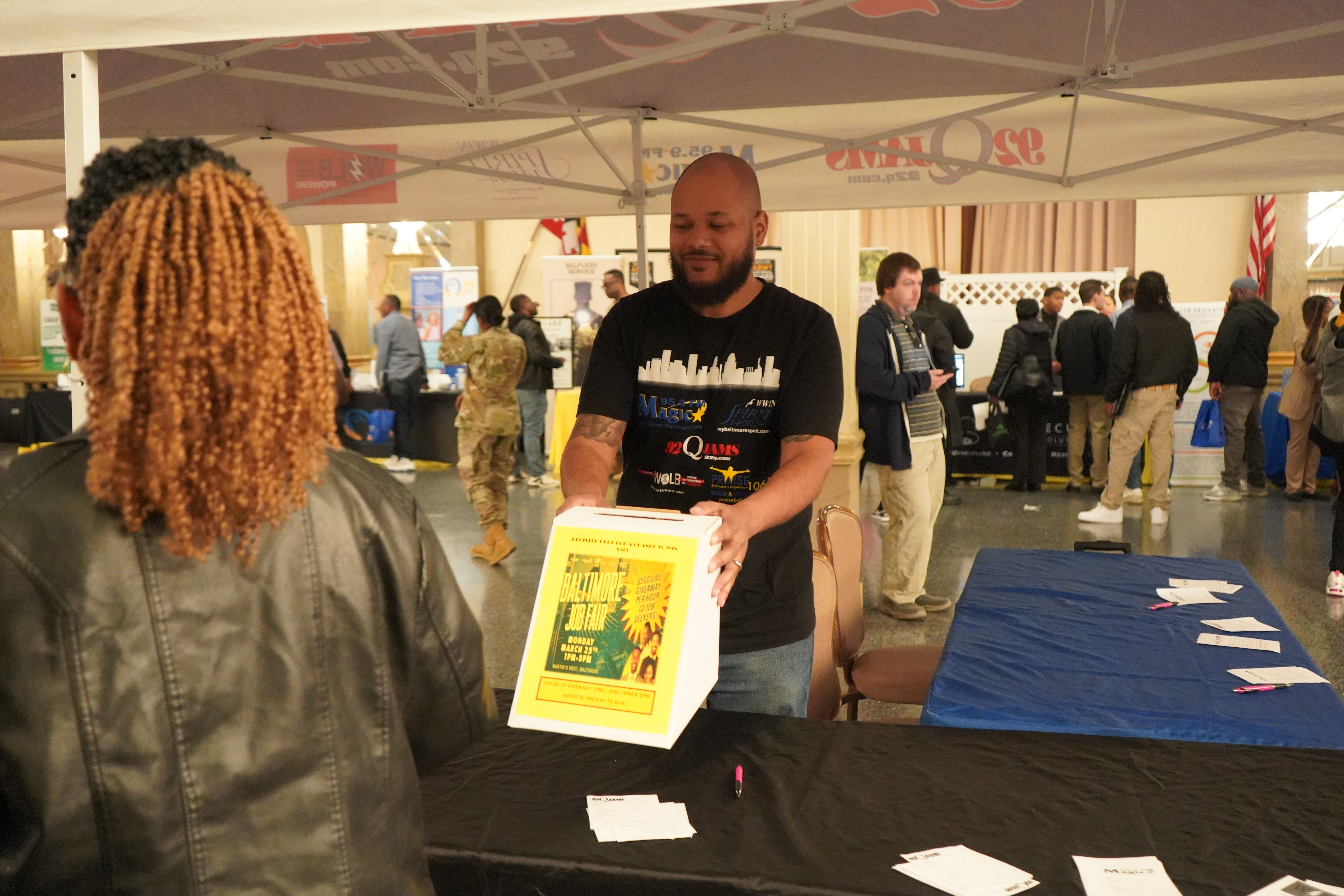 Third Annual Radio One Baltimore Job Fair At Martin's West