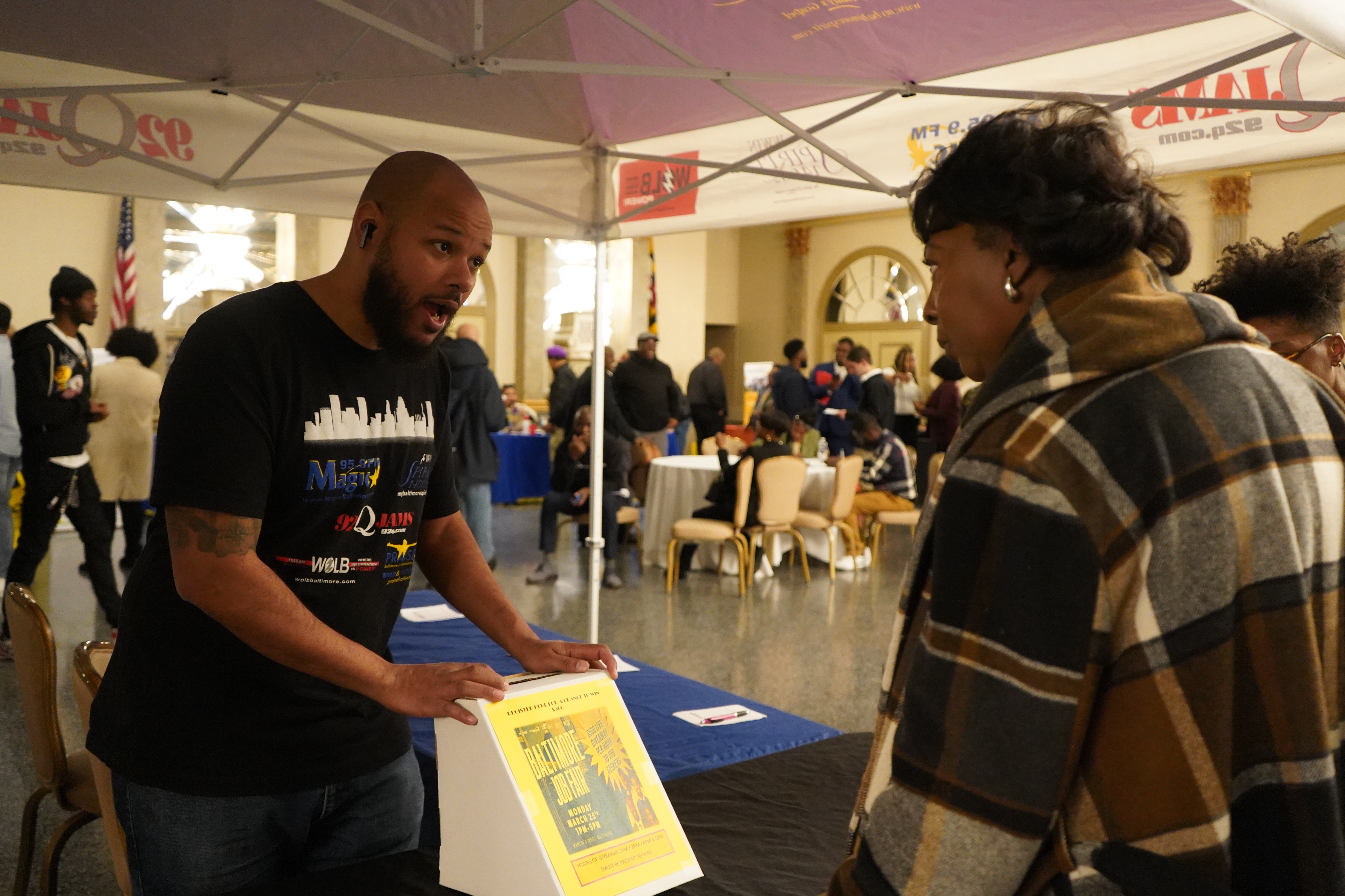 Third Annual Radio One Baltimore Job Fair At Martin's West