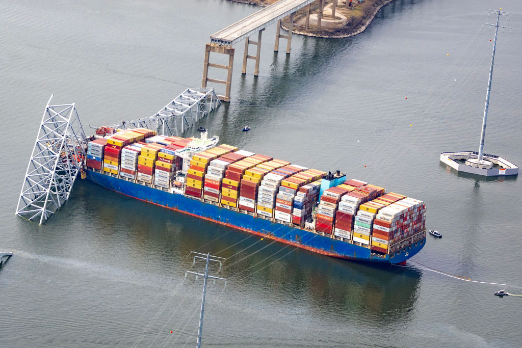 Baltimore's Francis Scott Key Bridge Collapses After Being Struck By Cargo Ship
