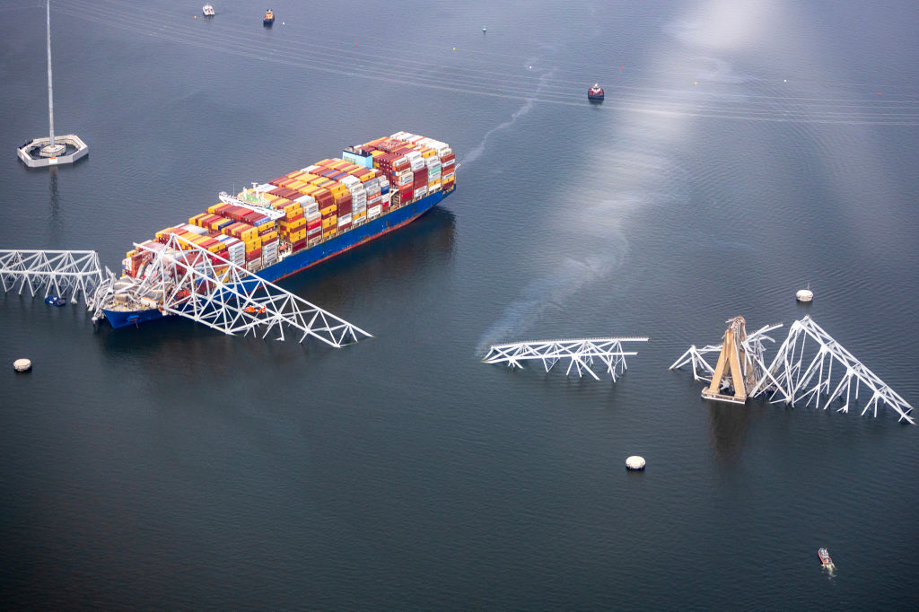 Baltimore's Francis Scott Key Bridge Collapses After Being Struck By Cargo Ship