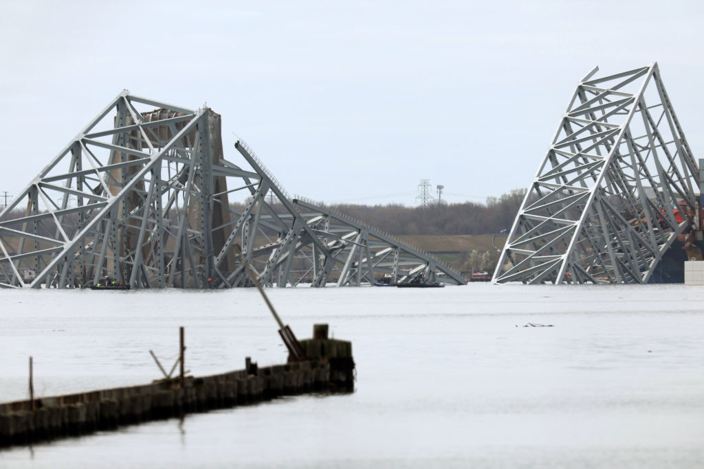 Baltimore's Francis Scott Key Bridge Collapses After Being Struck By Cargo Ship