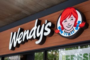 Sign For Fast Food Brand Wendy's